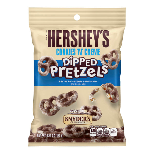 Hershey s  Cookies  n  Creme Dipped Pretzels  4.25 oz