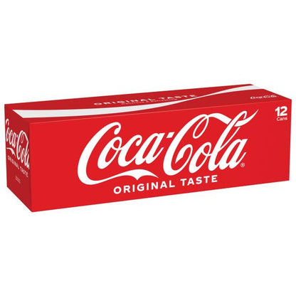 Coca-Cola Classic Soda Pop Fridge Pack  12 fl oz Cans  12 Pack