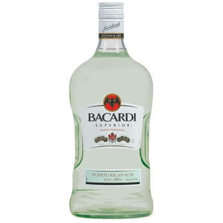 Bacardi Superior White Rum, 1.75 L, PET Bottle