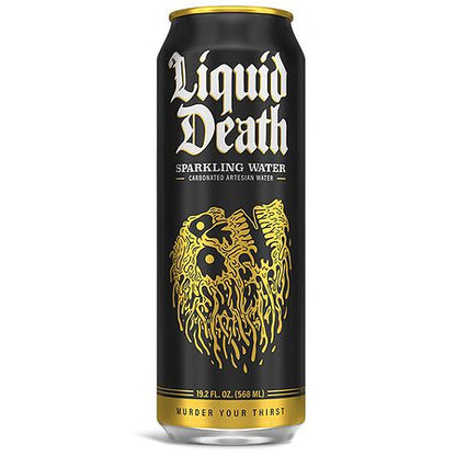 Liquid Death Sparkling Water  19.2 oz King Size Can