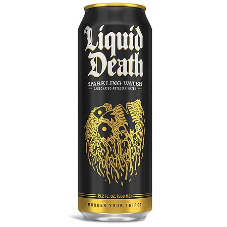 Liquid Death Sparkling Water  19.2 oz King Size Can