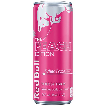 Red Bull Peach Edition Energy Drink White Peach - 8.4 fl oz