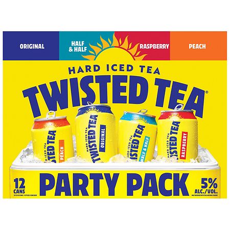 Twisted Tea Hard Iced Tea Party Pack - 12pk/12 fl oz Cans