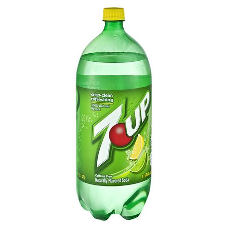 7UP, CAFFEINE FREE NATURALLY FLAVORED SODA