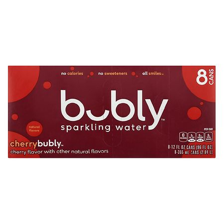 CHERRY SPARKLING WATER, CHERRY