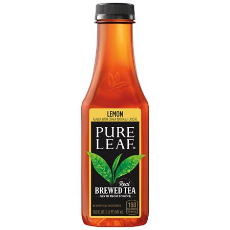 Pure Leaf Tea with Lemon 18.5 Fluid Ounce Plastic Bottle