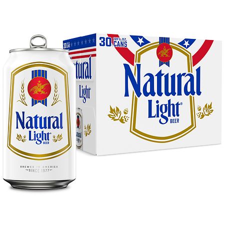 Natural Light Beer - 30pk/12 fl oz Cans