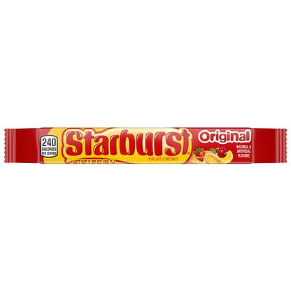 Starburst Original Fruit Chews Candy Single Pack, 2.07 ounce