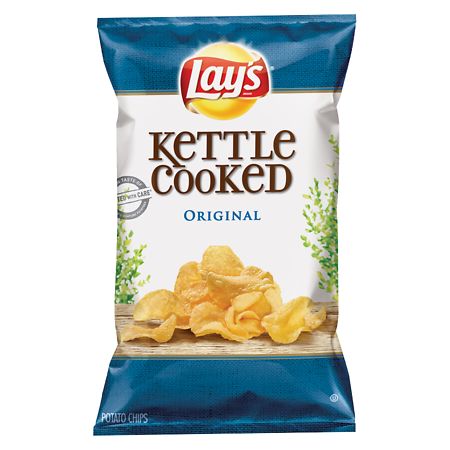 Lay's Kettle Cooked Original Potato Chips - 8oz