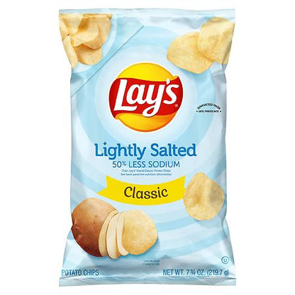 Lay's Lightly Salted Classic Potato Chips - 7.75oz