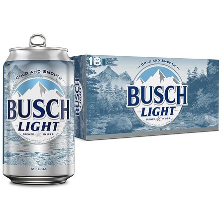 Busch Light Beer - 18pk/12 fl oz Cans