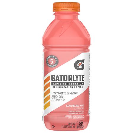 Gatorade Gatorlyte Strawberry Kiwi Sports Drink - 20 fl oz Bottle