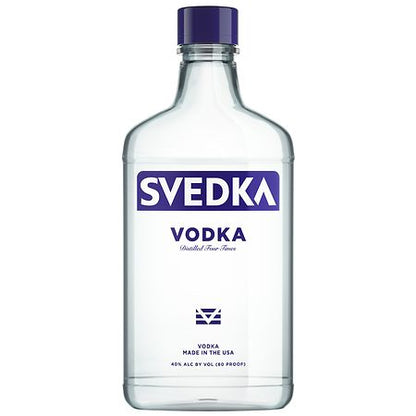 SVEDKA Vodka, 375 mL Plastic Bottle, 80 Proof