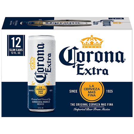 Corona Extra Beer Cans 12 oz, 12 pk