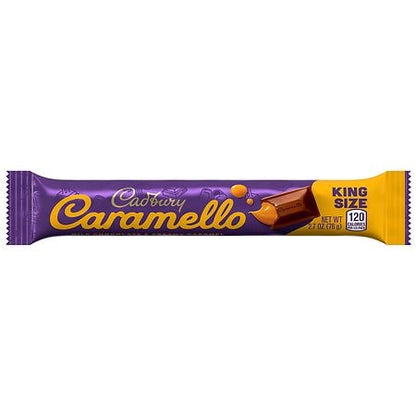 Cadbury  Caramello Milk Chocolate and Creamy Caramel King Size Candy  2.7 oz  Bar