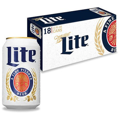 Miller Lite Beer - 18pk / 12oz Cans