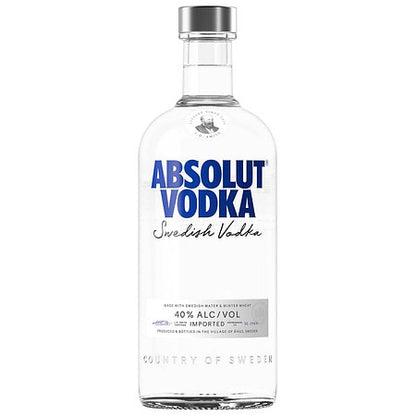 Absolut Vodka Sweden Original 750ml Bottle