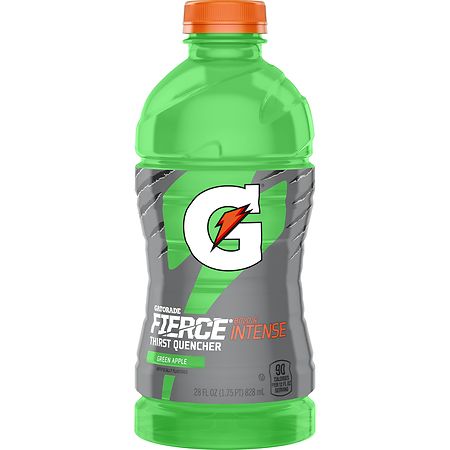 Gatarode Fierce Green Apple Thirst Quencher 28 Fluid Ounce Bottle