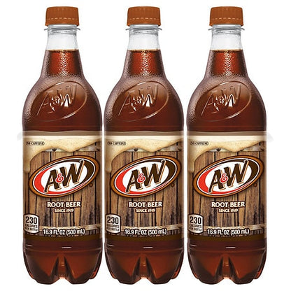 A&W, NATURALLY & ARTIFICIALLY FLAVORED SODA MADE WITH AGED VANILLA, ROOT BEER