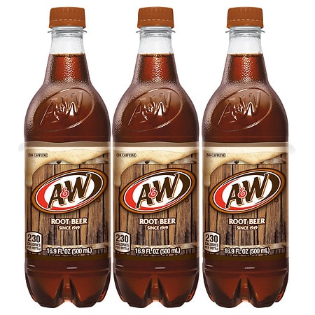 A&W, NATURALLY & ARTIFICIALLY FLAVORED SODA MADE WITH AGED VANILLA, ROOT BEER