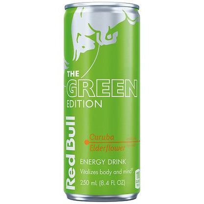 Red Bull Green Edition Energy Drink Curuba Elderflower - 8.4 fl oz