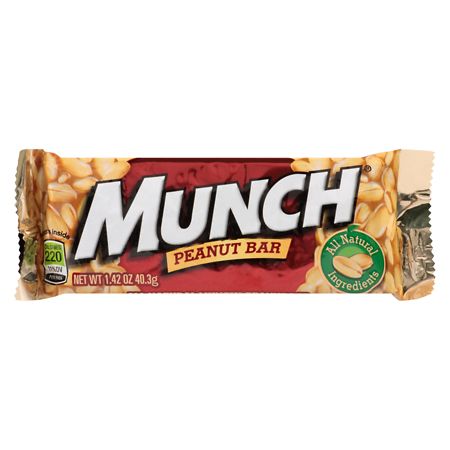 Munch Peanut Gluten Free Candy Bar  Full Size - 1.42 oz