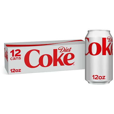 Diet Coke Soda Soft Drink, 12 fl oz, 12 Pack