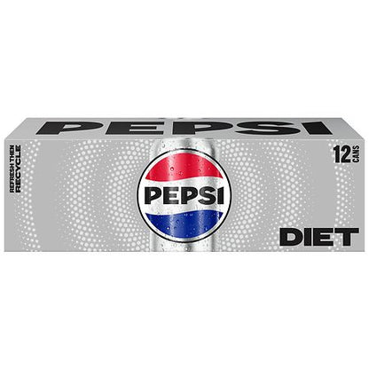 Diet Pepsi Cola Soda Pop  12 fl oz  12 Pack Cans