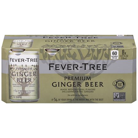 Fever-Tree Ginger Beer 150ml Cans; 8-pack