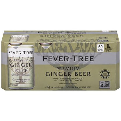Fever-Tree Ginger Beer 150ml Cans; 8-pack