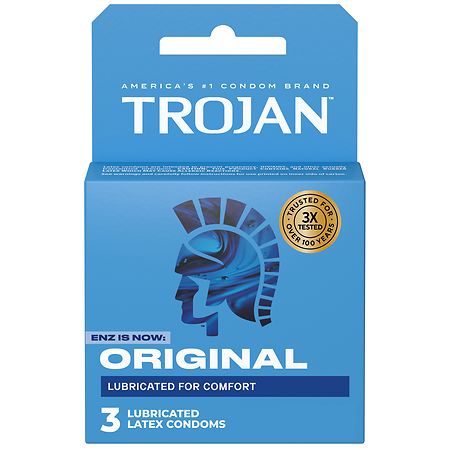 Trojan™ ENZ™ Latex Lubricated Condoms 00022600930501 Basic male condom, Hevea-latex