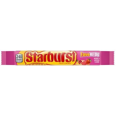 STARBURST FaveREDs Fruit Chews Candy Single Pack, 2.07 ounce (B01DF0LAYQ)