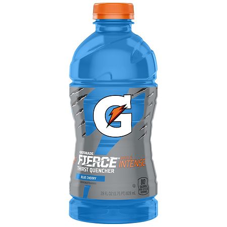 Gatorade Fierce Blue Cherry 28 Fluid Ounce Plastic Bottle