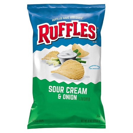 Ruffles Sour Cream & Onion Chips - 8oz