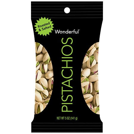 Paramount Farms PAR072142WTV Wonderful 5 oz. Dry Roasted and Salted Pistachios