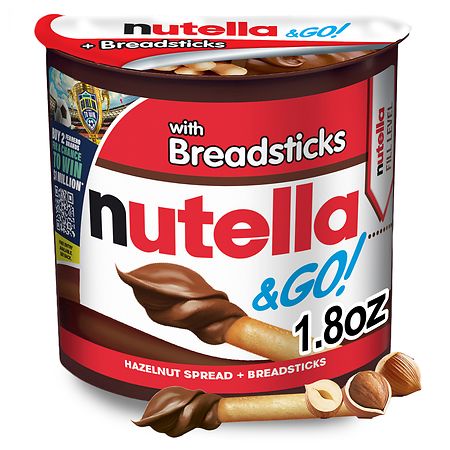 HAZELNUT SPREAD + BREADSTICKS