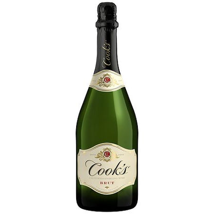 Cook's California Champagne Brut White Sparkling Wine - 750ml Bottle