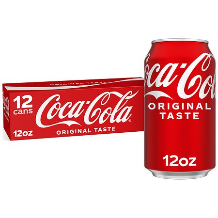 Coca-Cola Classic Soda Pop Fridge Pack  12 fl oz Cans  12 Pack