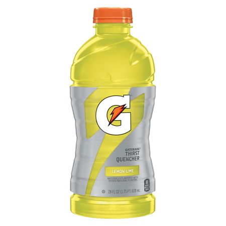 Gatorade Lemon Lime Thirst Quencher 28 Fluid Ounce Bottle