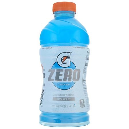 Gatorade Zero Zero Sugar Thirst Quencher Cool Blue 28 Fl Oz Bottle