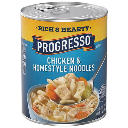 Progresso Rich & Hearty Chicken & Homestyle Noodles Soup