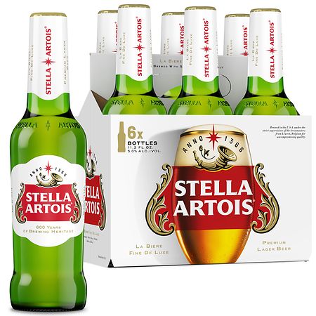Stella Artois Premium Lager Beer - 6pk/11.2 fl oz Bottles
