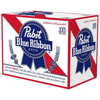 Pabst Blue Ribbon Beer - 30pk/12 fl oz Cans