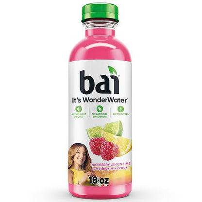 Bai Raspberry Lemon Lime Antioxidant Infused Water Beverage  18 fl oz  Bottle