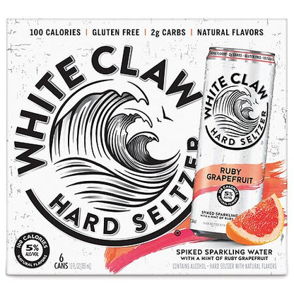 White Claw Ruby Grapefruit 6-pk 12oz. Can