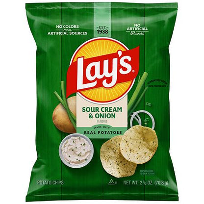 Lay's Potato Chips Sour Cream & Onion - 2.5 oz