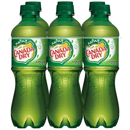Canada Dry Caffeine Free Ginger Ale Soda Pop  16.9 fl oz  6 Pack Bottles