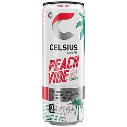 CELSIUS ZERO SUGAR FITNESS ENERGY DRINK - Single cans