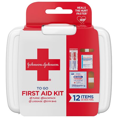 JOHNSON & JOHNSON RED CROSS MINI-TO-GO FAK