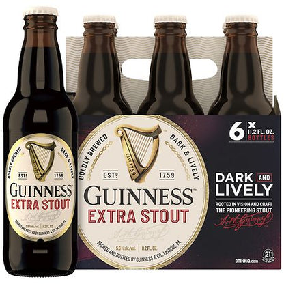 Guinness Extra Stout Beer - 6pk/11.2 fl oz Bottles